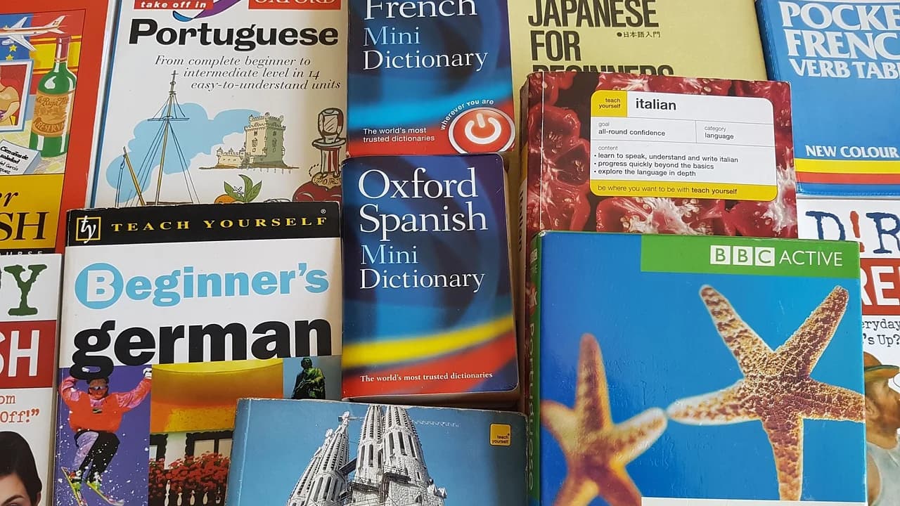 Farklı diller için hazırlanmış öğrenme kitapları